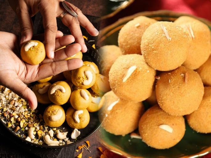 Easy and unique method of making laddus, no need to grind gram flour, cooking tips | वाटल्या चणाडाळीचे करा सुंदर लाडू, विकतच्या बुंदीच्या-मोतीचुराच्या लाडवासारखे लाडू घरीच करण्याची झटपट रेसिपी