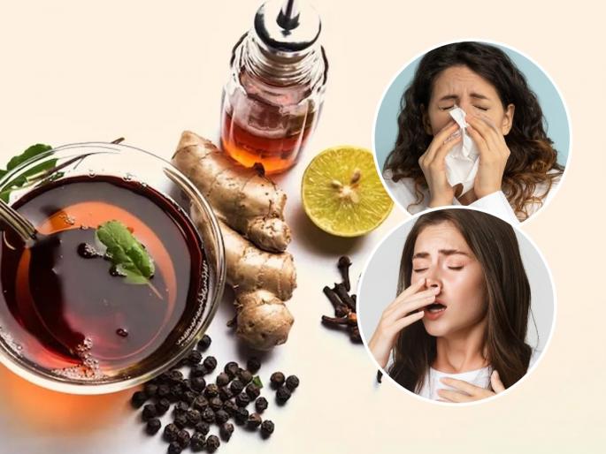Ayurvedic remedies for blocked nose how to clear blocked nose at home kadha for cold and cough ayurvedic kadha for blocked nose | थंडीने नाक चोंदते, घशात खवखव होते ? कपभर प्या आयुर्वेदिक काढा - आजीबाईच्या बटव्यातील पारंपरिक उपाय... Ayurvedic remedies for blocked nose how to clear blocked nose at home kadha for cold and cough ayurvedic kadha for blocked nose | थंडीने नाक चोंदते, घशात खवखव होते ? कपभर प्या आयुर्वेदिक काढा - आजीबाईच्या बटव्यातील पारंपरिक उपाय...