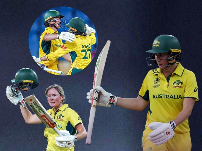 ICC Womens World Cup 2025 Incredible Inning Beth Mooney Registers Maiden ODI World Cup Century As Australia Script Stunning Comeback Against Pakistan | Beth Mooney Incredible Hundred : अविस्मरणीय सेंच्युरी! पाक संघाला रडवणारी 'रन'रागिणी ठरली बेथ मूनी