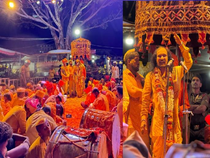 India will become a complete Hindu nation, there will be a big chaos in the politics of the state Prediction by fortune teller Krishnat Done Maharaj at Sadguru Balumam's annual Bhandara festival in Adampur | Kolhapur: भारत देश संपूर्ण हिंदू राष्ट्र बनेल, राज्याच्या राजकारणात मोठा गोंधळ होईल; आदमापुरात कृष्णात डोणे महाराज यांची भाकणूक India will become a complete Hindu nation, there will be a big chaos in the politics of the state Prediction by fortune teller Krishnat Done Maharaj at Sadguru Balumam's annual Bhandara festival in Adampur | Kolhapur: भारत देश संपूर्ण हिंदू राष्ट्र बनेल, राज्याच्या राजकारणात मोठा गोंधळ होईल; आदमापुरात कृष्णात डोणे महाराज यांची भाकणूक