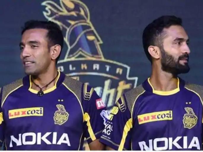 IPL 2019: When Dinesh Karthik and Robin Uthappa fight in the field, video viral ... | IPL 2019 : जेव्हा कार्तिक आणि उथप्पा मैदानामध्येच भांडतात तेव्हा, व्हिडीओ वायरल...