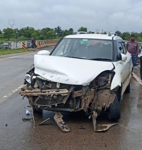 one security guard killed in car collision in dhop shivar | कारच्या धडकेने एकाचा सिक्युरिटी गार्डचा मृत्यू; धोप शिवारातील घटना one security guard killed in car collision in dhop shivar | कारच्या धडकेने एकाचा सिक्युरिटी गार्डचा मृत्यू; धोप शिवारातील घटना