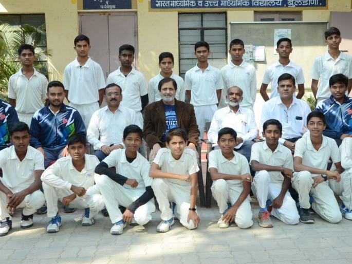 Bharat school team in cricket tournament | शालेय क्रिकेट स्पर्धेत ‘भारत’चा संघ राज्यस्तरावर Bharat school team in cricket tournament | शालेय क्रिकेट स्पर्धेत ‘भारत’चा संघ राज्यस्तरावर