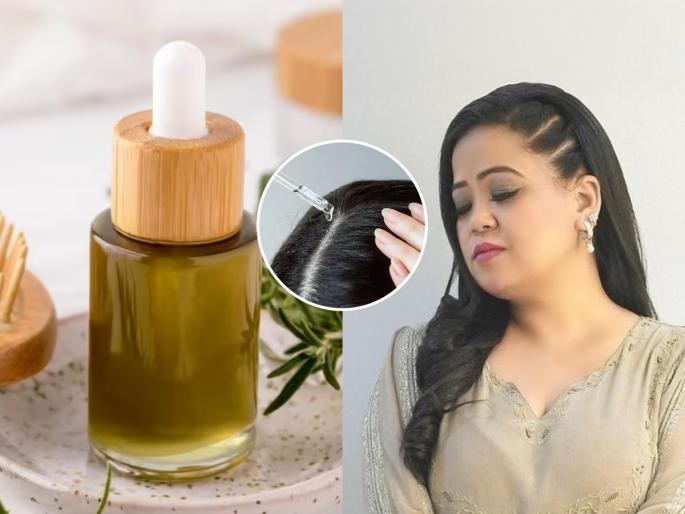 bharti sing made homemade hair oil for hair control Bharti Singh Homemade Hair Oil Recipe Bharti Singh Hair Fall Control Oil Homemade Oil for Hair Fall by Bharti Singh | भारती सिंग केसांना लावते घरगुती तेल! केस होतील लांबसडक, घनदाट - पाहा तिचे हेअर केअर सिक्रेट...