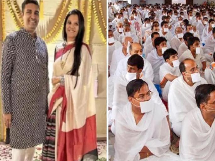 A lifetime of begging for alms Will take oath on April 22 in gujarat | मुलांपासून प्रेरणा घेत २०० कोटींची संपत्ती दान; ऐषारामाचे जीवन त्यागून पती-पत्नीचा संन्यास  A lifetime of begging for alms Will take oath on April 22 in gujarat | मुलांपासून प्रेरणा घेत २०० कोटींची संपत्ती दान; ऐषारामाचे जीवन त्यागून पती-पत्नीचा संन्यास