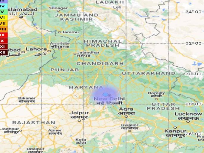 earthquake tremors in delhi ncr noida today | पुन्हा भूकंपाचे हादरे! दिल्लीत २४ तासांत दुसऱ्यांदा धक्के, घाबरलेले लोक रस्त्यावर earthquake tremors in delhi ncr noida today | पुन्हा भूकंपाचे हादरे! दिल्लीत २४ तासांत दुसऱ्यांदा धक्के, घाबरलेले लोक रस्त्यावर
