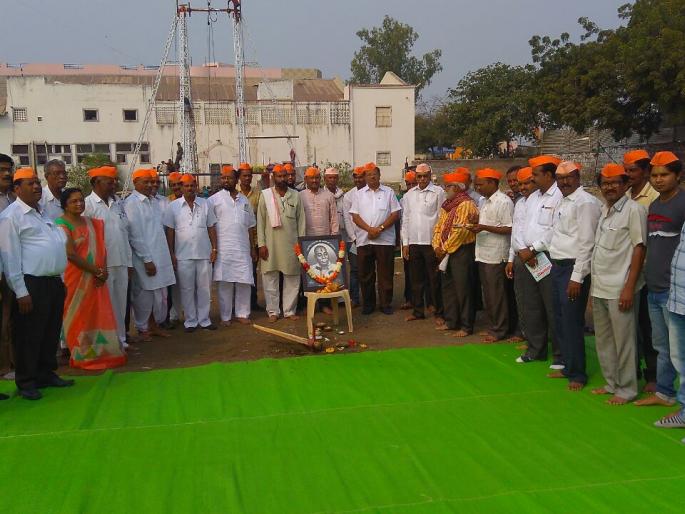 Bhumipujan of the Mandap of National Concept Literature Convention in Akola | अकोल्यात राष्ट्रसंत तुकडोजी महाराज विचार साहित्य संमेलनाच्या मंडपाचे भूमिपूजन Bhumipujan of the Mandap of National Concept Literature Convention in Akola | अकोल्यात राष्ट्रसंत तुकडोजी महाराज विचार साहित्य संमेलनाच्या मंडपाचे भूमिपूजन