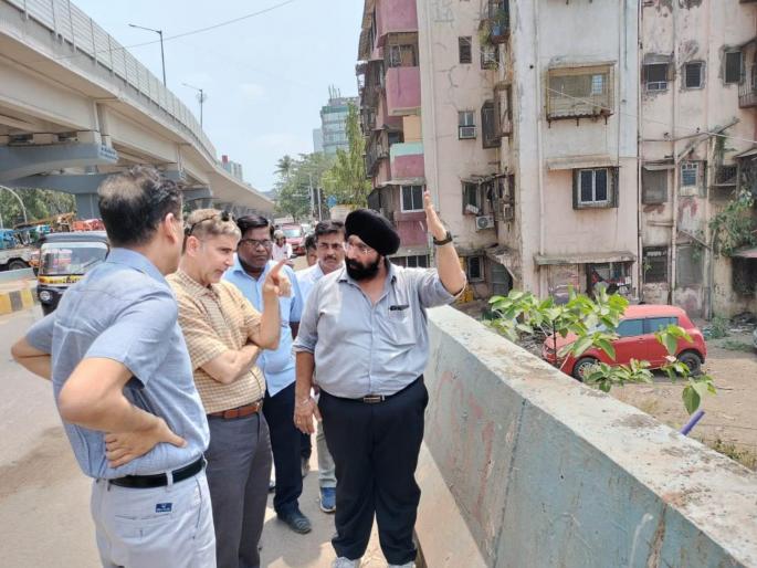 bmc commissioner's surprise visit to mithi river getting review of desilting work in mumbai  | ‘मिठी’ला आयुक्तांची सरप्राईज व्हिजिट; गाळ काढण्याच्या कामाचा आढावा  bmc commissioner's surprise visit to mithi river getting review of desilting work in mumbai  | ‘मिठी’ला आयुक्तांची सरप्राईज व्हिजिट; गाळ काढण्याच्या कामाचा आढावा