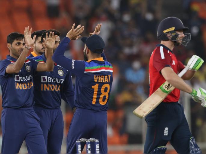 IND vs ENG, 2nd T20: A strong over from Shardul Thakur to close the innings, India need 165 to win | IND vs ENG, 2nd T20 : इंग्लंडनं पहिल्या षटकात विकेट गमावली, तरीही टीम इंडियासमोर आव्हानात्मक धावसंख्या उभारली