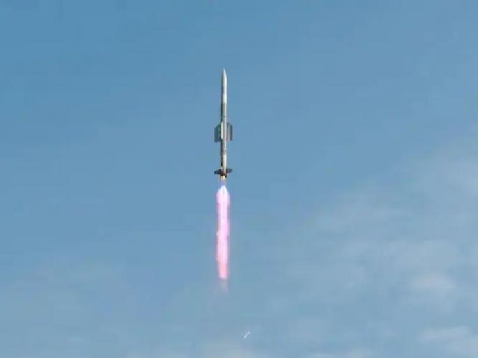 DRDO Missile Test: Able to hit in the air from the ground; Successful test of naval missile | DRDO Missile Test: जमिनीवरून हवेत मारा करू शकणार; नौदलाच्या मिसाईलची चाचणी यशस्वी