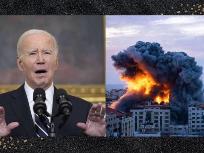 israel hamas war america sent warships to help benjamin netanyahu joe biden | युद्ध भडकणार! अमेरिकन सैन्य इस्रायलला रवाना; विमानवाहू जहाजं, लष्करी मदत करणार israel hamas war america sent warships to help benjamin netanyahu joe biden | युद्ध भडकणार! अमेरिकन सैन्य इस्रायलला रवाना; विमानवाहू जहाजं, लष्करी मदत करणार