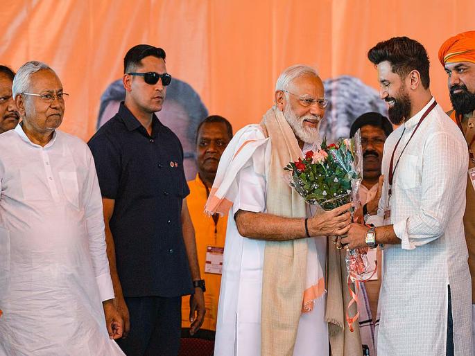 Rebellion in NDA in Bihar assembly elections! Chirag Paswan announces, will contest on all 243 seats... | बिहार निवडणुकीपूर्वीच एनडीएत बंडखोरी! चिराग पासवान यांची घोषणा, सर्व २४३ जागांवर लढणार... Rebellion in NDA in Bihar assembly elections! Chirag Paswan announces, will contest on all 243 seats... | बिहार निवडणुकीपूर्वीच एनडीएत बंडखोरी! चिराग पासवान यांची घोषणा, सर्व २४३ जागांवर लढणार...