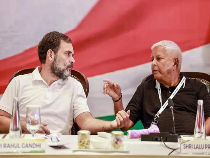 bihar assembly elections 2025 Congress tension increases Lalu's refusal to give more than 57 seats; What will happen now | बिहारमध्ये काँग्रेसचं टेन्शन वाढलं...! 57 पेक्षा जास्त जागा द्यायला लालूंचा नकार; आता काय होणार?
