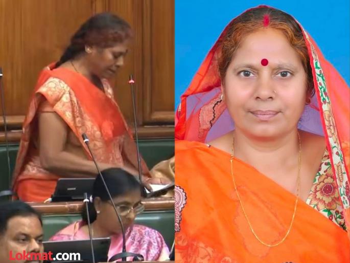 Bihar strongman MLA wife got stuck several times while taking oath | "ए मनोरमा, बता ना यार..."; नितीश कुमारांच्या महिला आमदाराला हिंदीही वाचता येईना, शपथ घेतानाच गोंधळल्या
