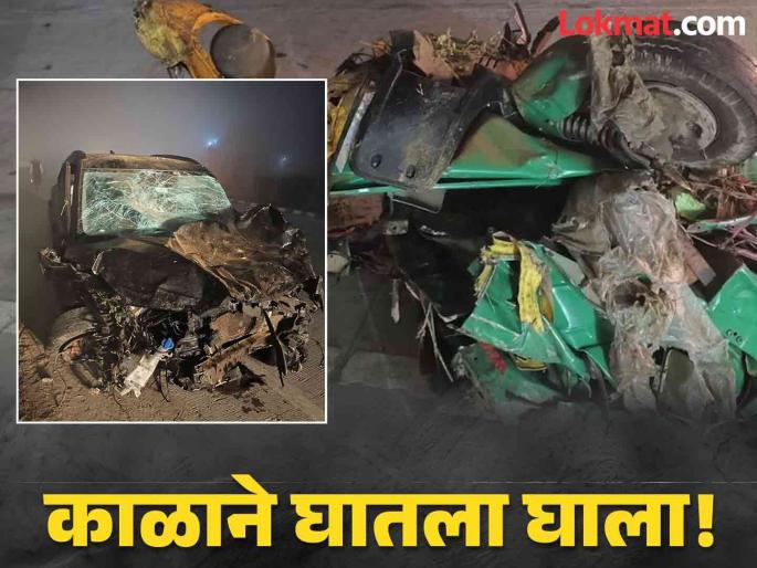 up road accident in bijnor many people died in collision between car and tempo | हृदयद्रावक! ओव्हरटेक करताना क्रेटाची ऑटोला धडक; अपघातात वधू-वरांसह ७ जणांचा मृत्यू up road accident in bijnor many people died in collision between car and tempo | हृदयद्रावक! ओव्हरटेक करताना क्रेटाची ऑटोला धडक; अपघातात वधू-वरांसह ७ जणांचा मृत्यू