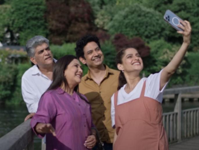 bin lagnachi goshta trailer starring priya bapat umesh kamat girish oak nivedita saraf | नात्यांची जबाबदारी स्वीकारण्यात खरी गंमत असते! 'बिन लग्नाची गोष्ट'चा भावनिक ट्रेलर रिलीज