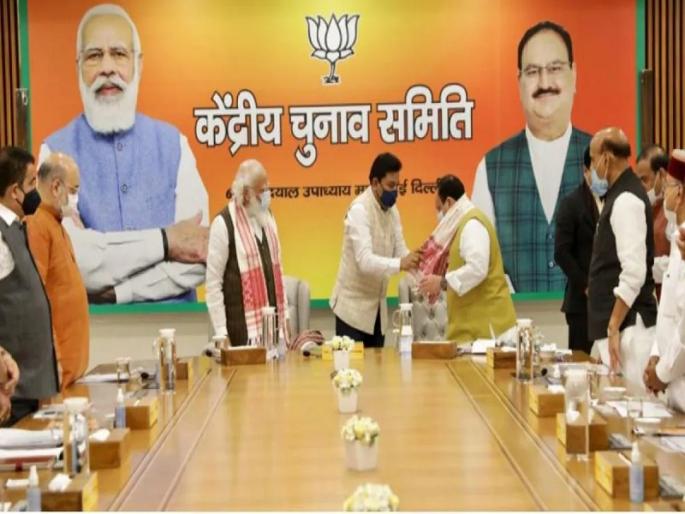 Assam assembly election 2021: BJP To Contest 92 Seats In Assam, 26 For Asom Gana Parishad, 8 For Others | Assam assembly election 2021: ठरलं! आसाममध्ये भाजपा ९२ जागांवर निवडणूक लढणार Assam assembly election 2021: BJP To Contest 92 Seats In Assam, 26 For Asom Gana Parishad, 8 For Others | Assam assembly election 2021: ठरलं! आसाममध्ये भाजपा ९२ जागांवर निवडणूक लढणार