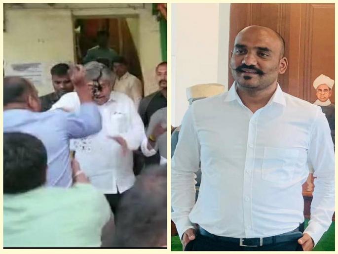 identity of the person who threw ink on Chandrakant Patal was identified | chandrakant patil | चंद्रकांत पाटलांवर शाई फेक करणाऱ्याची ओळख पटली identity of the person who threw ink on Chandrakant Patal was identified | chandrakant patil | चंद्रकांत पाटलांवर शाई फेक करणाऱ्याची ओळख पटली