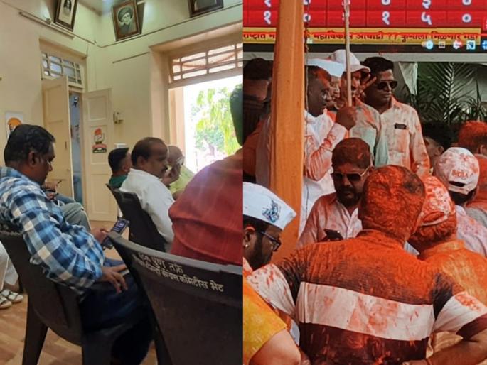 Pune Lok Sabha 2024 Ravindra Dhangekar Vs Murlidhar Mohol supporters of Mohol cheered | पुण्यात मताधिक्य वाढताच मोहोळ समर्थक जल्लोषात; काँग्रेस कार्यकर्ते पांगायला सुरुवात