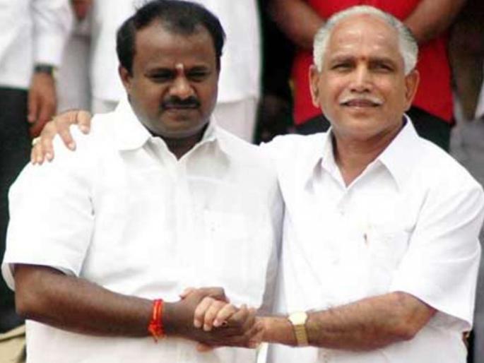 BJP and JDS likely to alliance in Karnataka by-elections | कर्नाटक पोटनिवडणुकीत भाजपा आणि जेडीएस एकत्र येण्याची शक्यता BJP and JDS likely to alliance in Karnataka by-elections | कर्नाटक पोटनिवडणुकीत भाजपा आणि जेडीएस एकत्र येण्याची शक्यता