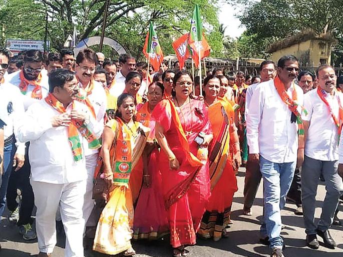 Movement on behalf of BJP in the district | जिल्ह्यात भाजपच्या वतीने आंदोलन