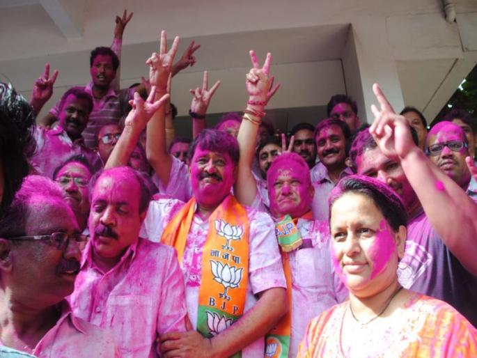 Sangli Election Result: Sangli BJP got huge victory, from 6 seat to cross 40 in Munciple Election | Sangli Election Result: सांगलीत भाजपाचा जयजयकार; ६ जागांवरून गेले थेट चाळीशी पार Sangli Election Result: Sangli BJP got huge victory, from 6 seat to cross 40 in Munciple Election | Sangli Election Result: सांगलीत भाजपाचा जयजयकार; ६ जागांवरून गेले थेट चाळीशी पार
