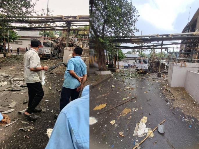 Nitrogen tanker explosion at Sanctuary Company in Ulhasnagar, 2 dead, 2 missing, 6 injured | उल्हासनगरातील संच्युरी कंपनीत नायट्रोजन टँकरचा स्फोट, २ जणांचा मृत्यू, दोघे गायब तर ६ जण जखमी Nitrogen tanker explosion at Sanctuary Company in Ulhasnagar, 2 dead, 2 missing, 6 injured | उल्हासनगरातील संच्युरी कंपनीत नायट्रोजन टँकरचा स्फोट, २ जणांचा मृत्यू, दोघे गायब तर ६ जण जखमी