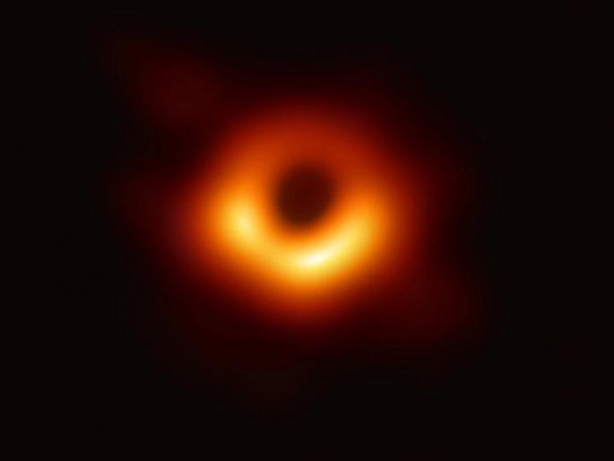 nasa revealed First ever black hole image | ऐतिहासिक क्षण! कृष्णविवराचा पहिला फोटो नासाकडून प्रसिद्ध nasa revealed First ever black hole image | ऐतिहासिक क्षण! कृष्णविवराचा पहिला फोटो नासाकडून प्रसिद्ध