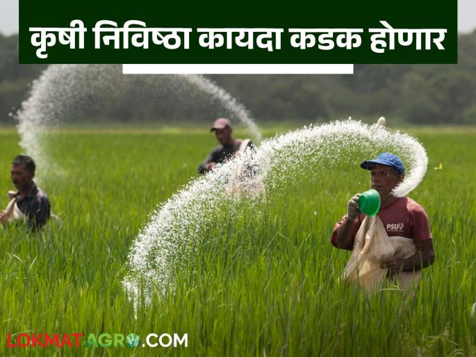 Now the laws related to seeds and pesticides will be further tightened | आता बियाणे आणि कीटकनाशके यांच्याशी संबंधित कायदे आणखी कडक करणार