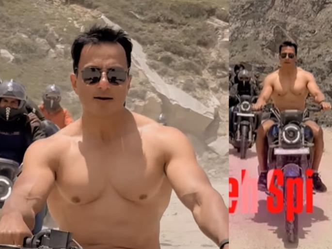 bollywood actor sonu Sood got into trouble after being seen riding a bike without a helmet spiti valley himalay | लोका सांगे ब्रम्हज्ञान, स्वतः मात्र...! जनजागृती करणारा सोनू सूद दिसला विनाहेल्मेट बाइक चालवताना, झाला ट्रोल