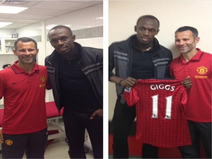 usain bolt set to make manchester united debut against barcelona Football | वेगाचा राजा उसैन बोल्ट उतरणार फुटबॉलच्या मैदानात, 'मॅन्चेस्टर युनायटेड'कडून खेळणार usain bolt set to make manchester united debut against barcelona Football | वेगाचा राजा उसैन बोल्ट उतरणार फुटबॉलच्या मैदानात, 'मॅन्चेस्टर युनायटेड'कडून खेळणार