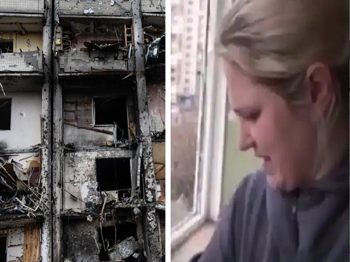 Russia | Ukraine | Russia-Ukraine war | Russian troops were dropping bombs, Ukrainian women were singing the national anthem | Russia Ukraine War: तिकडे रशियन सैन्य टाकतं होतं बॉम्ब, इकडे युक्रेनियन महिला गात होती राष्ट्रगीत Russia | Ukraine | Russia-Ukraine war | Russian troops were dropping bombs, Ukrainian women were singing the national anthem | Russia Ukraine War: तिकडे रशियन सैन्य टाकतं होतं बॉम्ब, इकडे युक्रेनियन महिला गात होती राष्ट्रगीत