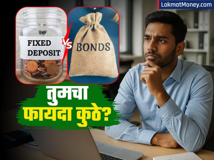 FD vs Bonds 5 Key Factors to Consider Before Investing in a Volatile Market | बाँड्समध्ये जास्त रिटर्न, पण जोखीम किती? FD मध्ये ₹५ लाखांची सुरक्षा; गुंतवणुकीचा योग्य फॉर्म्युला काय? FD vs Bonds 5 Key Factors to Consider Before Investing in a Volatile Market | बाँड्समध्ये जास्त रिटर्न, पण जोखीम किती? FD मध्ये ₹५ लाखांची सुरक्षा; गुंतवणुकीचा योग्य फॉर्म्युला काय?