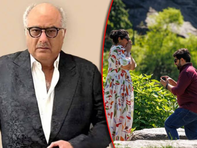 boney kapoor first reaction after daughter anshula kapoor gets engaged with bf rohan thakkar | "तिच्याशी बोलावं लागेल...", लेक अंशुला कपूरने गुपचूप साखरपुडा केल्यानंतर बोनी कपूर यांची प्रतिक्रिया, म्हणाले... boney kapoor first reaction after daughter anshula kapoor gets engaged with bf rohan thakkar | "तिच्याशी बोलावं लागेल...", लेक अंशुला कपूरने गुपचूप साखरपुडा केल्यानंतर बोनी कपूर यांची प्रतिक्रिया, म्हणाले...