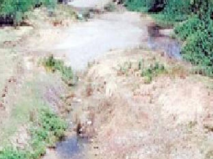 Bor riverbed at Sankh in Sangli district dried up | Sangli: संखला बोर नदीचे पात्र कोरडे; खरीप पेरणी वाया, रब्बी हंगामही धोक्यात Bor riverbed at Sankh in Sangli district dried up | Sangli: संखला बोर नदीचे पात्र कोरडे; खरीप पेरणी वाया, रब्बी हंगामही धोक्यात