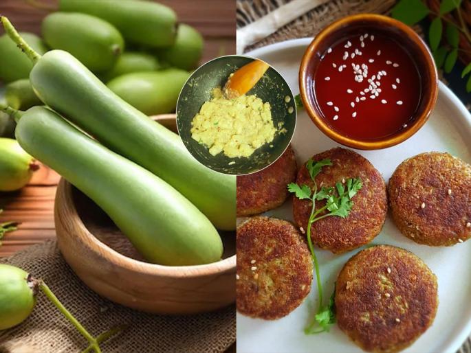 Diet Food: Eat green bottle guard cutlets, it fills the stomach but does not increase weight and the taste is also delicious | Diet Food : हिरव्यागार दुधीचं खा ‌खमंग कटलेट, पोट तर भरतं पण वजन वाढत नाही आणि चवही चमचमीत