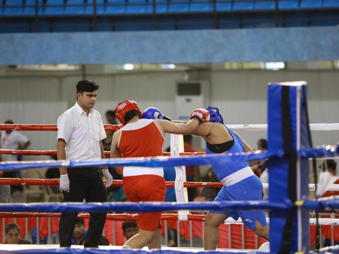 Ankushita Boro in the quarterfinals in the National Boxing Championship | राष्ट्रीय बॉक्सिंग स्पर्धेत भाग्यबाती कचारी, अंकुशिता बोरो उपांत्यपूर्व फेरीत Ankushita Boro in the quarterfinals in the National Boxing Championship | राष्ट्रीय बॉक्सिंग स्पर्धेत भाग्यबाती कचारी, अंकुशिता बोरो उपांत्यपूर्व फेरीत