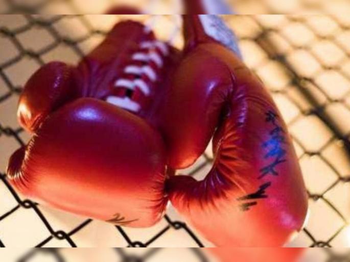 Boxer Aslam Khan dies after knockout punch, Watch Video | Video : तो मुक्का जीवावर बेतला; प्रतिस्पर्धीचा चेहऱ्यावर पंच अन् बॉक्सरचा दुर्दैवी मृत्यू  Boxer Aslam Khan dies after knockout punch, Watch Video | Video : तो मुक्का जीवावर बेतला; प्रतिस्पर्धीचा चेहऱ्यावर पंच अन् बॉक्सरचा दुर्दैवी मृत्यू