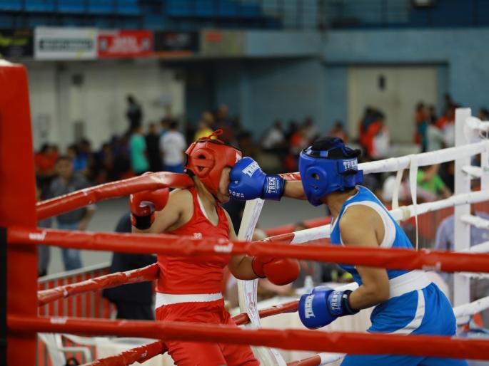 National Boxing: Nupur win in first match | राष्ट्रीय बॉक्सिंग : नुपुरचा पहिल्याच सामन्यात दणदणीत विजय National Boxing: Nupur win in first match | राष्ट्रीय बॉक्सिंग : नुपुरचा पहिल्याच सामन्यात दणदणीत विजय
