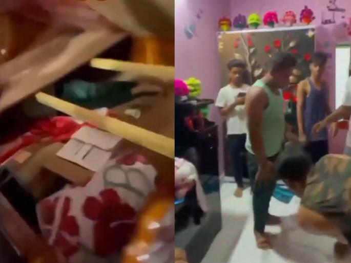 Viral Video: New wife brought boyfriend with her; Watch the video where she hid it in her in-laws' house | Viral Video : नवी नवरी सोबत बॉयफ्रेंडलाही घेऊन आली; सासरच्या घरात कुठे लपवला व्हिडीओ बघाच Viral Video: New wife brought boyfriend with her; Watch the video where she hid it in her in-laws' house | Viral Video : नवी नवरी सोबत बॉयफ्रेंडलाही घेऊन आली; सासरच्या घरात कुठे लपवला व्हिडीओ बघाच