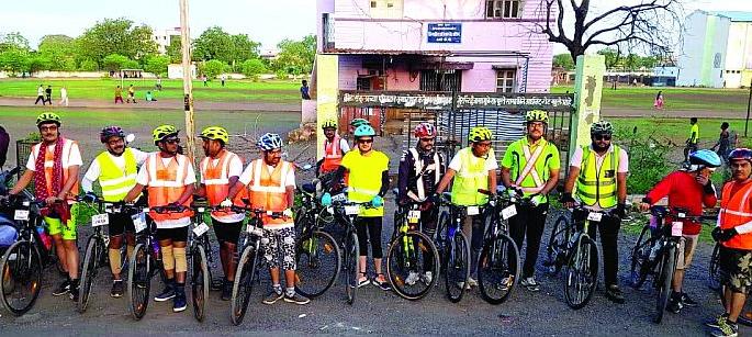 Spontaneous response to 100 kilometer bravet cycle competition! | १०० किलोमिटर ब्रेवेट सायकल स्पर्धेला उत्स्फूर्त प्रतिसाद!