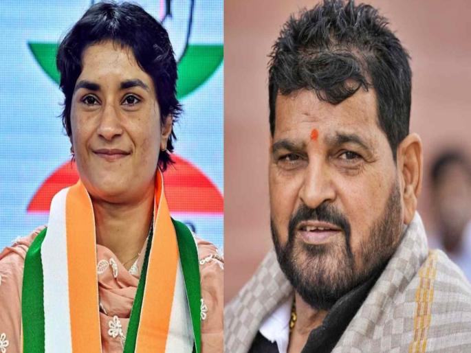 Brijbhushan Sharan Singh has reacted after Vinesh Phogat's victory in the Haryana assembly elections. | "काँग्रेसचा सत्यानाश केला"; विनेश फोगटच्या विजयानंतर ब्रिजभूषण सिंहांची खोचक प्रतिक्रिया Brijbhushan Sharan Singh has reacted after Vinesh Phogat's victory in the Haryana assembly elections. | "काँग्रेसचा सत्यानाश केला"; विनेश फोगटच्या विजयानंतर ब्रिजभूषण सिंहांची खोचक प्रतिक्रिया