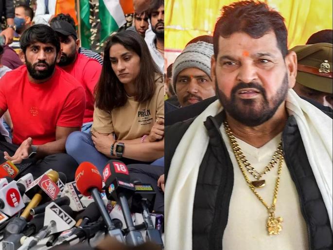 BJP's action in the wrestlers' protest case; Instructions to Brijbhushan to avoid unnecessary statements | पैलवान आंदोलन प्रकरणात भाजपची कारवाई; ब्रिजभूषण यांना अनावश्यक वक्तव्ये टाळण्याच्या सूचना BJP's action in the wrestlers' protest case; Instructions to Brijbhushan to avoid unnecessary statements | पैलवान आंदोलन प्रकरणात भाजपची कारवाई; ब्रिजभूषण यांना अनावश्यक वक्तव्ये टाळण्याच्या सूचना