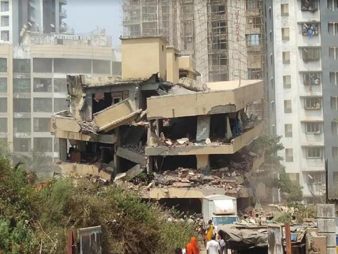 after 4 years, the Municipal Corporation took drastic action against the unauthorized building | अखेर ४ वर्षांनी अनधिकृत इमारतीवर पालिकेची तोडक कारवाई, ३ मजली इमारत जमीनदोस्त after 4 years, the Municipal Corporation took drastic action against the unauthorized building | अखेर ४ वर्षांनी अनधिकृत इमारतीवर पालिकेची तोडक कारवाई, ३ मजली इमारत जमीनदोस्त