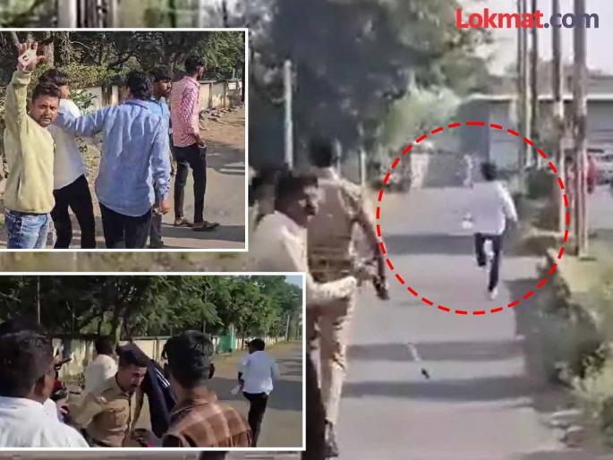 VIDEO: Bogus voter caught by Congress candidate escapes from police custody; MLA's son charged | VIDEO: काँग्रेसच्या उमेदवाराने पकडलेला बोगस मतदार पोलिसांच्या तावडीतून पसार; आमदाराच्या पुत्रावर आरोप