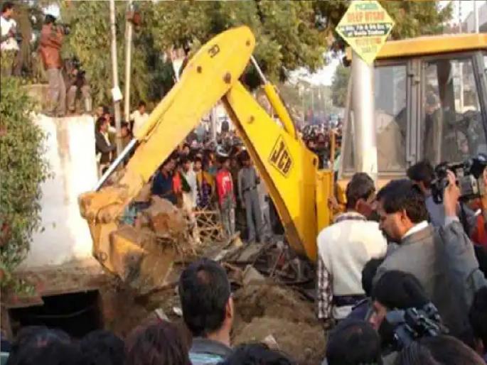 Jahangirpuri Violence: Big action in Jahangirpuri violence case, 'Bulldozer' to run on accused's property | Jahangirpuri Violence: जहांगीरपुरी हिंसाचारात मोठी कारवाई, आरोपींच्या अवैध मालमत्तांवर चालणार 'बुलडोजर'