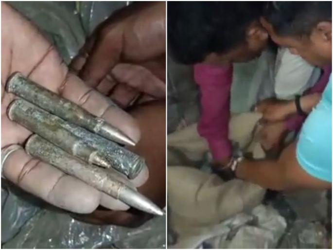 1100 cartridges found in scrap shop pune police special operation before PM narendra Modis visit | पंतप्रधान मोदींच्या दौऱ्यापूर्वी पोलिसांचं 'स्पेशल ऑपरेशन', भंगाराच्या दुकानात सापडली ११०० काडतुसे 1100 cartridges found in scrap shop pune police special operation before PM narendra Modis visit | पंतप्रधान मोदींच्या दौऱ्यापूर्वी पोलिसांचं 'स्पेशल ऑपरेशन', भंगाराच्या दुकानात सापडली ११०० काडतुसे