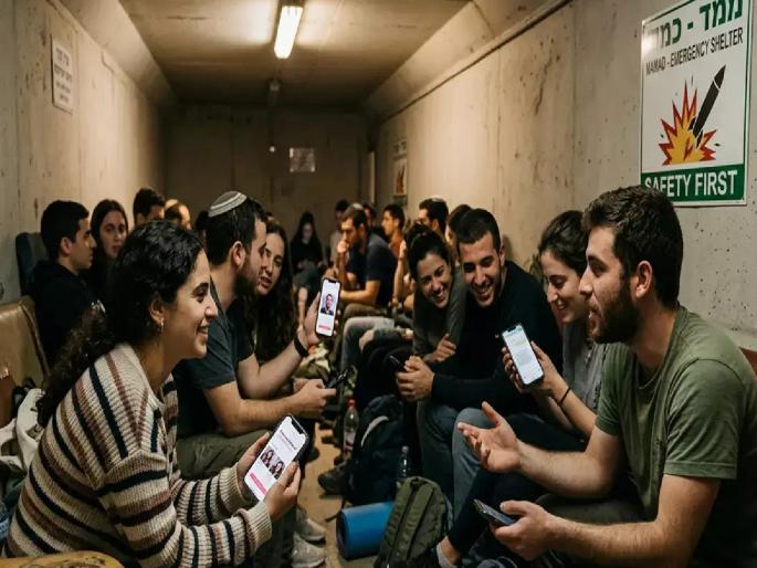 Israel's new experiment to make love blossom among those hiding in bunkers! | बंकर्समध्ये लपलेल्यांमध्ये प्रेम फुलावं यासाठी..इस्रायलचा नवा प्रयोग! Israel's new experiment to make love blossom among those hiding in bunkers! | बंकर्समध्ये लपलेल्यांमध्ये प्रेम फुलावं यासाठी..इस्रायलचा नवा प्रयोग!