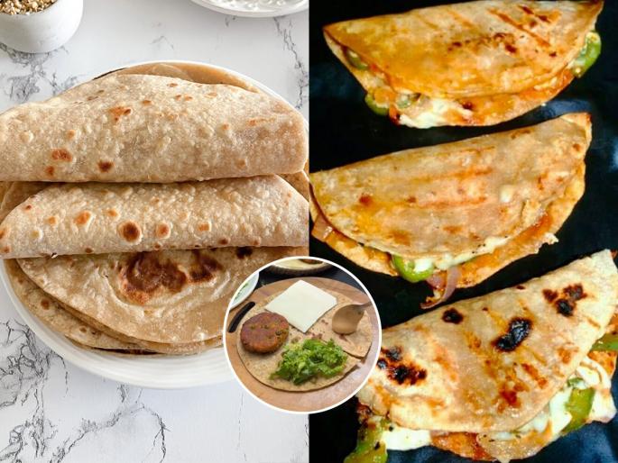 How to make healthy chapati burger taccos at home Easy tiffin recipe with leftover chapati | हॉटेलपेक्षा भारी चपाती बर्गर पॅटीज टॅकोज करा घरी, जंकफूडची चव पण पदार्थ पौष्टिक