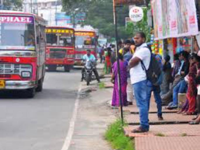 In front of every bus station 'bus bay' | प्रत्येक बसस्थानकासमोर ‘बस बे’ In front of every bus station 'bus bay' | प्रत्येक बसस्थानकासमोर ‘बस बे’